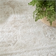 Nourison Home Dekor 4' x 6' Polyester Ivory Beige Area Rug