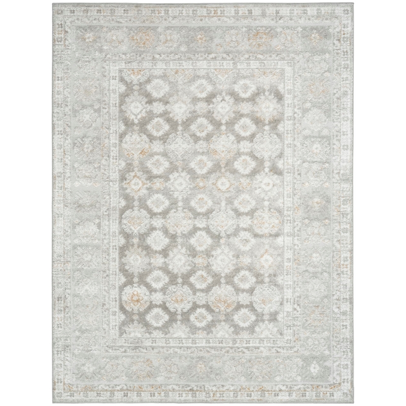 Nourison Home Dekor 4' x 6' Polyester Grey Area Rug