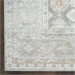 Nourison Home Dekor 4' x 6' Polyester Grey Area Rug