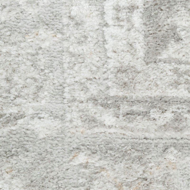 Nourison Home Dekor 4' x 6' Polyester Grey Area Rug