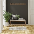 Nourison Home Dekor 2' x 4' Polyester Ivory Brown Area Rug