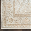 Nourison Home Dekor 4' x 6' Polyester Cream Beige Area Rug