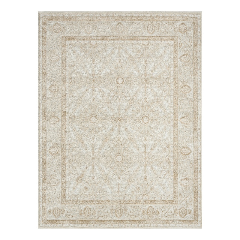 Nourison Home Dekor 4' x 6' Polyester Cream Beige Area Rug