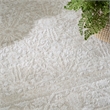Nourison Home Dekor 4' x 6' Polyester Ivory Beige Area Rug