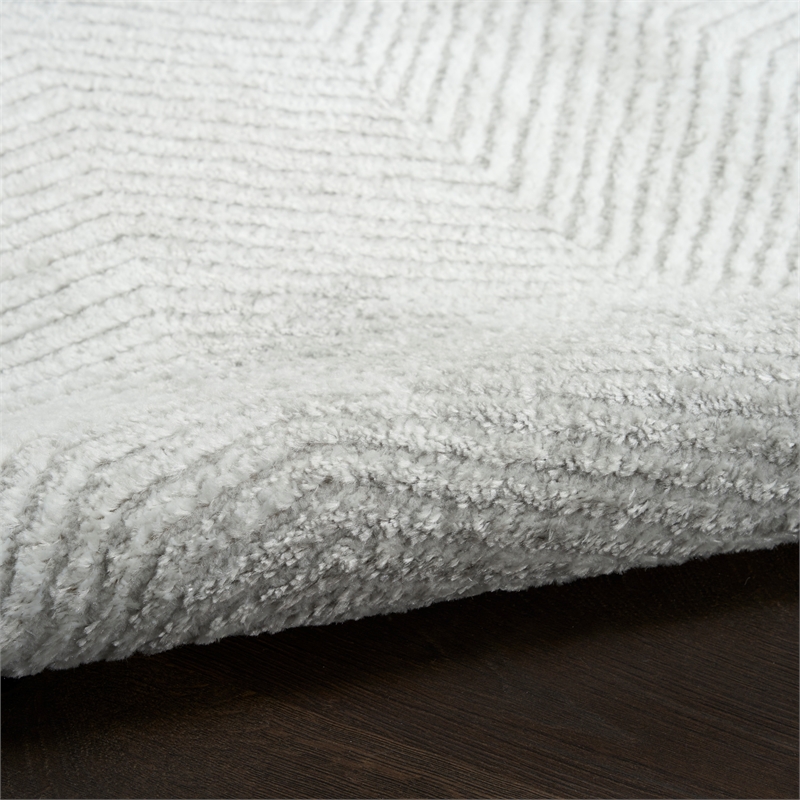 Nourison Home Dekor 2' x 4' Polyester Grey Area Rug