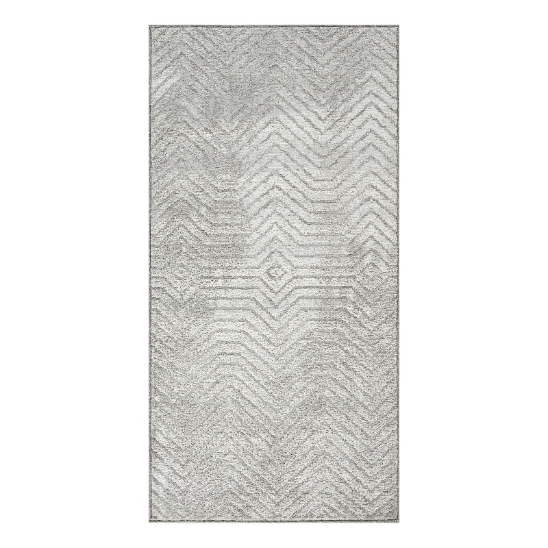 Nourison Home Dekor 2' x 4' Polyester Grey Area Rug