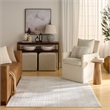 Nourison Home Dekor 4' x 6' Polyester Beige Area Rug