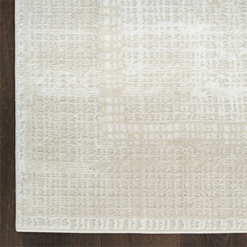 Nourison Home Dekor 4' x 6' Polyester Beige Area Rug