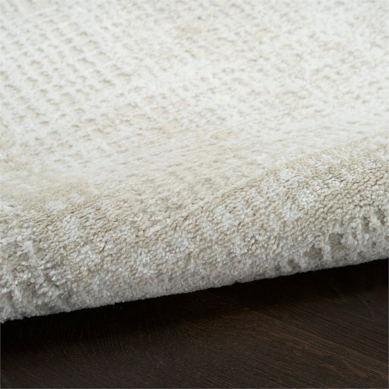 Nourison Home Dekor 4' x 6' Polyester Beige Area Rug