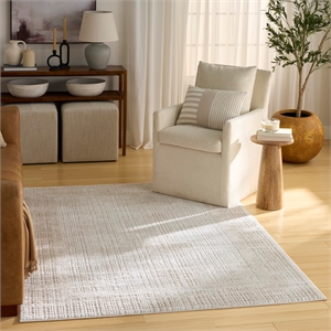 Nourison Home Dekor 4' x 6' Polyester Beige Area Rug