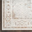 Nourison Home Astra Machine Washable 4' x 6' Polyester Grey Area Rug