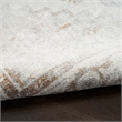 Nourison Home Astra Machine Washable 4' x 6' Polyester Grey Area Rug