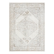 Nourison Home Astra Machine Washable 4' x 6' Polyester Grey Area Rug