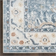 Nourison Home Astra Machine Washable 5' x 7' Polyester Blue Area Rug