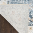 Nourison Home Astra Machine Washable 5' x 7' Polyester Blue Area Rug