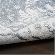 Nourison Home Astra Machine Washable 4' x 6' Polyester Slate Area Rug