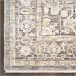 Nourison Home Heirloom Blend 9' x 12' Polyester Ivory Charcoal Area Rug