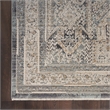 Nourison Nyle 9' x 11' Fabric Ivory Charcoal Area Rug