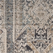 Nourison Nyle 9' x 11' Fabric Ivory Charcoal Area Rug