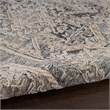 Nourison Nyle 9' x 11' Fabric Ivory Charcoal Area Rug