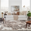 Nourison American Manor 9' x 12' Fabric Ivory Mocha Area Rug