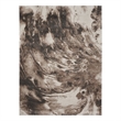 Nourison American Manor 9' x 12' Fabric Ivory Mocha Area Rug