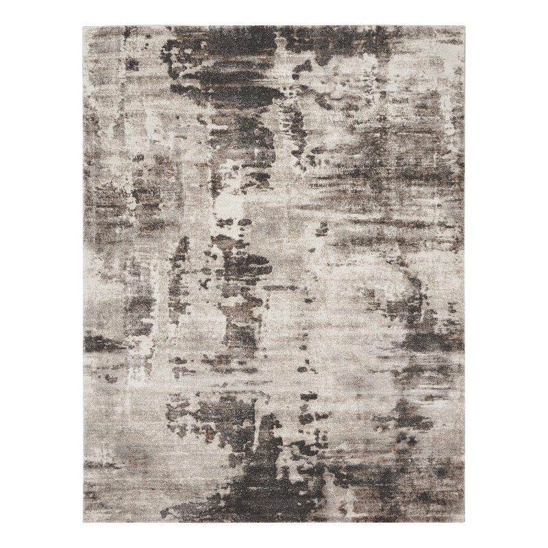 Nourison American Manor 9' x 12' Fabric Ivory Mocha Area Rug