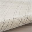 Nourison Home Santa Cruz 9' x 12' Polyester Ivory Grey Area Rug