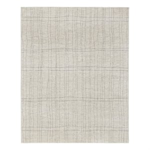 Nourison Home Santa Cruz 9' x 12' Polyester Ivory Grey Area Rug