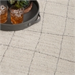 Nourison Home Santa Cruz 9' x 12' Polyester Ivory Grey Area Rug