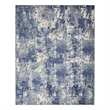 Nourison Home Grafix 7' x 10' Fabric Navy Blue Area Rug
