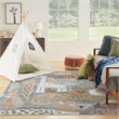 Nourison Home Astra Machine Washable 8' x 10' Polyester Multicolor Area Rug