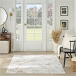 Nourison Home Dekor 4' x 6' Polyester Ivory Taupe Area Rug