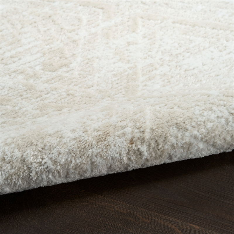 Nourison Home Dekor 5' x 7' Polyester Beige Area Rug