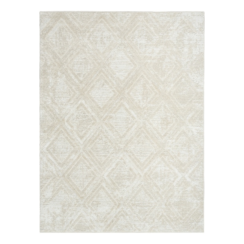 Nourison Home Dekor 5' x 7' Polyester Beige Area Rug