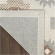 Nourison Home Copenhagen 5' x 7' Flatwoven Wool Ivory Beige Area Rug