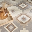 Nourison Home Copenhagen 5' x 7' Flatwoven Wool Ivory Beige Area Rug