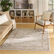 Nourison Home Dekor 5' x 7' Polyester Cream Beige Area Rug