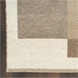Nourison Home Copenhagen 5' x 7' Flatwoven Wool Ivory Mocha Area Rug