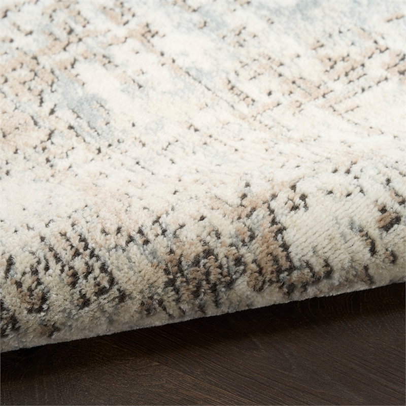 Nourison Home Concerto 5' x 7' Fabric Ivory Beige Area Rug