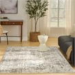 Nourison Home Concerto 5' x 7' Fabric Ivory Beige Area Rug