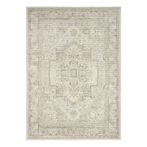 Nourison Home Concerto 5' x 7' Fabric Beige Area Rug