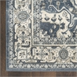 Nourison Home Concerto 4' x 6' Fabric Navy Ivory Area Rug