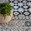 Nourison Home Dekor 5' x 7' Polyester Grey Navy Area Rug