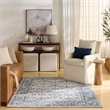 Nourison Home Dekor 5' x 7' Polyester Grey Navy Area Rug