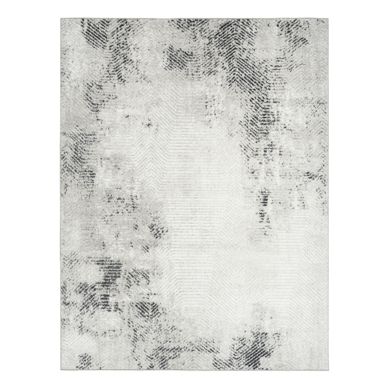 Nourison Home Dekor 5' x 7' Polyester Grey Charcoal Area Rug