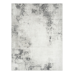 Nourison Home Dekor 5' x 7' Polyester Grey Charcoal Area Rug