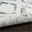 Nourison Home Dekor 5' x 7' Polyester Grey Charcoal Area Rug