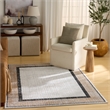 Nourison Home Dekor 5' x 7' Polyester Grey Charcoal Area Rug
