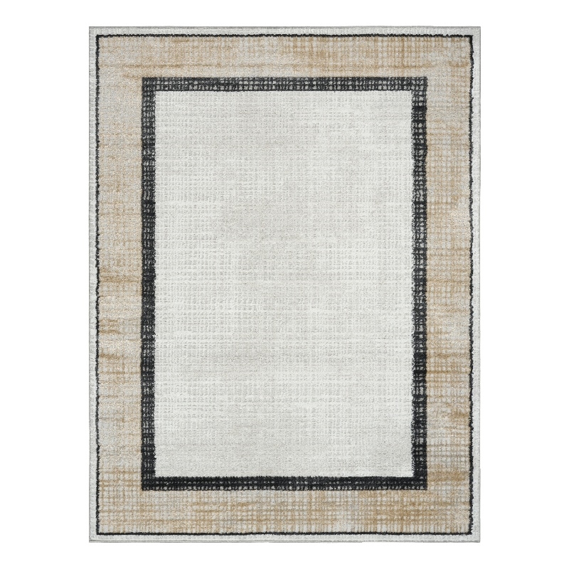 Nourison Home Dekor 5' x 7' Polyester Grey Charcoal Area Rug